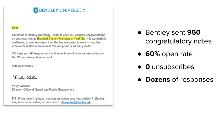 Bentley Career Moves