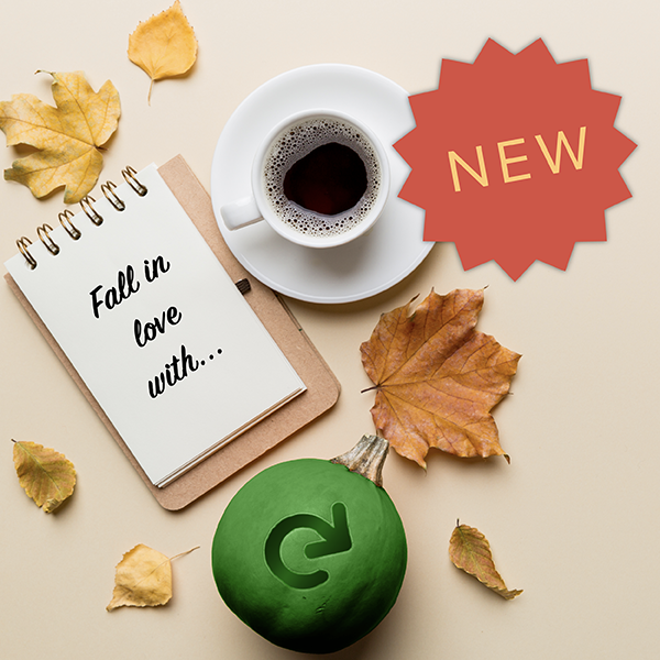 Fall themed EverTrue logo with the word "new"
