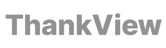Nav Bar Logos_Gray_ThankView Logo